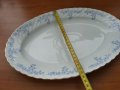 Стар български порцелан плато чиния, снимка 5
