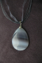 Колие с висулка от естествен камък ахат, ново, собствен модел, снимка 1 - Колиета, медальони, синджири - 44900937