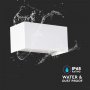LED Стенен Осветител 24W Неутрално Бяла Светлина IP65 Бял, снимка 2