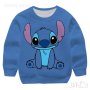 Ликвидация! Детска блуза Stitch с дълъг ръкав за момиче - Доставка 24 часа 