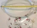 френски супник терин с рози и райски птици Limoges   8/2, снимка 5