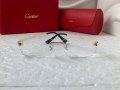 Cartier унисекс прозрачни слънчеви диоптрични рамки очила за компютър, снимка 2