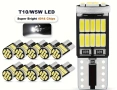 Автомобилни LED крушки T10 W5W 12V, бяла светлина с Canbus, без грешки на таблото , снимка 4