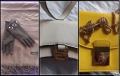 Дамски чанти Balenciaga и др., шал кашмир с ръкавици, снимка 1