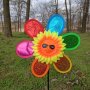 3599 Вятърна въртележка за градина Слънчоглед със слънчеви очила, снимка 2