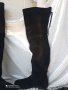 ЛУКС чизми, гамаши КАТО НОВИ 39 - 40  дамски ботуши високи, 100% естествена кожа = естествен велур, снимка 16