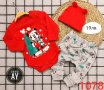 Коледен комплект Мики Маус , снимка 1 - Комплекти за бебе - 38447511