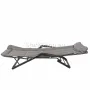 Сгъваем Шезлонг – Походно Легло Сив Цвят метална конструкция, снимка 3