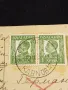 Стара пощенска картичка Царство България 1937г. с печати и марки за КОЛЕКЦИЯ 23662, снимка 2