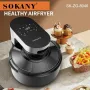 Мощен еър фрайър 5.5L Sokany SK-ZG-8046 - Гаранция: 12 месеца , снимка 3