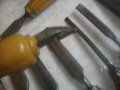12 броя Ръчно Дърводелско Длето За Стружуване на Струг/Ръчна Дърворезба-Старо Качество-Масивни-Профи, снимка 17