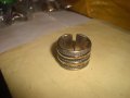СТАР ОРНАМЕНТИРАН ПОСРЕБРЕН МЕСИНГОВ РЕТРО АРТ ПРЪСТЕН РЕГУЛИРУЕМ 24352, снимка 7