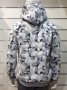 Нов мъжки камуфлажен суичър с цип и качулка, снимка 18