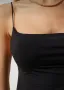Къса дамска черна рокля , снимка 8