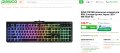 Геймърска клавиатура EVGA Z12 RGB, Черен, USB чисто нова 36 месеца гаранция keyboard gaming, снимка 9