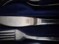 Комплект прибори за хранене 24 карата златно покритие 70 броя  Olympia 23/34  KARAT  HARTVERGOLDET К, снимка 7