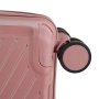 Луксозен куфар в розов цвят, с колелца, снимка 7