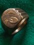 ПОЗЛАТЕН Пръстен стар бронзов РЪЧНА ИЗРАБОТКА За КАЛЕКЦИЯ 2705, снимка 6