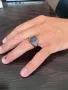 Мъжки Сребърни Пръстени с Естествени Камъни, снимка 2