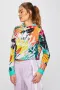 Adidas Originals Tropicalage Cropped Hoodie - страхотно дамско горнище КАТО НОВО L, снимка 2