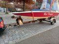 Комплект - Моторна лодка с дължина 6,10м., извънб. дв. Evinrude 140к.с. и регистриран колесар, снимка 8