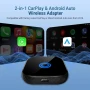 2-в-1 безжичен CarPlay адаптер и безжичен адаптер за Android Auto, снимка 6