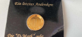 1 pfennig, златно покритие, снимка 1 - Нумизматика и бонистика - 44858195