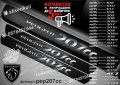 ПРАГОВЕ карбон PEUGEOT 207cc фолио стикери pep207cc, снимка 1