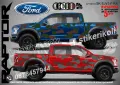 Ford Ranger SK-SJV3-F-RAN Кaмуфлаж Офроуд Джип Пикап Лодка Camouflage Off-Road стикери, снимка 9