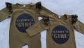 Бебешки ромпъри 0-3 месеца Daddy's GIRL, снимка 5