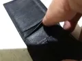 Малко компактно портфейлче за пари ститинки и три карти естествена кожа 100х70мм, снимка 8