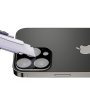 Стъклен протектор за камера - iPhone 13 Pro / 13 Pro Max - черен, снимка 3