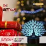 Холограмна 3D LED лампа Паун-дистанционно управление 16 цвята+други режими на управление, снимка 10