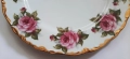Голяма порцеланова чиния за стена плато порцелан поднос рози цветя , снимка 3