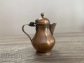 Старинна миниатюрна медна кафеварка, снимка 2