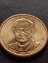 Възпоменателна монета 1 долар LYNDON B. JOHNSON 36 президент на САЩ (1963-1969) за КОЛЕКЦИЯ 37756