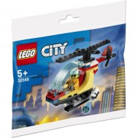 НОВИ! LEGO® 30566 City Пожарникарски хеликоптер , снимка 3 - Конструктори - 38573494