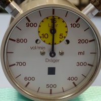 Вакуум Дебитомер Drager Volumeter 3000, снимка 2 - Резервни части за машини - 32762406