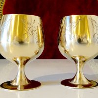 Английски чаши,никелово сребро,барок,маркирани. , снимка 7 - Антикварни и старинни предмети - 43849770