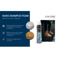 Универсална почистваща пяна за обувки Cocciné Nano Shampoo, 150 ml, снимка 3 - Други - 43601340