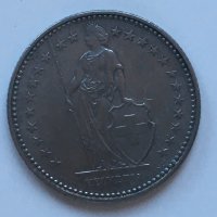 1 франк 1983 Швейцария, снимка 2 - Нумизматика и бонистика - 32244006
