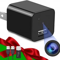 Скрита камера - Зарядно за шпионска камера - Мини шпионска камера 1080p - USB зарядно, снимка 4 - HD камери - 37021939