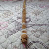 Плетена Змия Амигуруми, снимка 1 - Плюшени играчки - 43132444