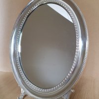 Сребърно огледало КРАСИВА сребърна рамка стара Испания , снимка 1 - Огледала - 36708656