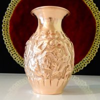 Медна ваза Исфахан Каламзани. , снимка 5 - Антикварни и старинни предмети - 37417712