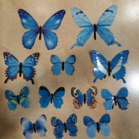 3D пеперуди, водни кончета и други декорации, снимка 2 - Декорация за дома - 33538939