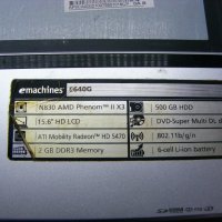 Останки от Acer eMachines E640G, снимка 4 - Части за лаптопи - 35530637