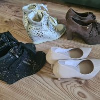 Дамски обувки и боти на платформа, снимка 3 - Дамски обувки на ток - 32984195