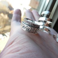 3 сребърни пръстена №959, снимка 4 - Пръстени - 43503523
