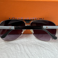 Louis Vuitton мъжки слънчеви очила авиатор, снимка 7 - Слънчеви и диоптрични очила - 44845152